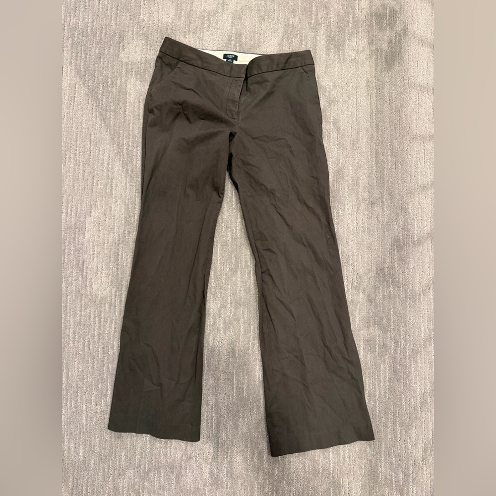 J. Crew Charcoal City Fit Pants